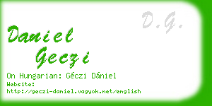daniel geczi business card